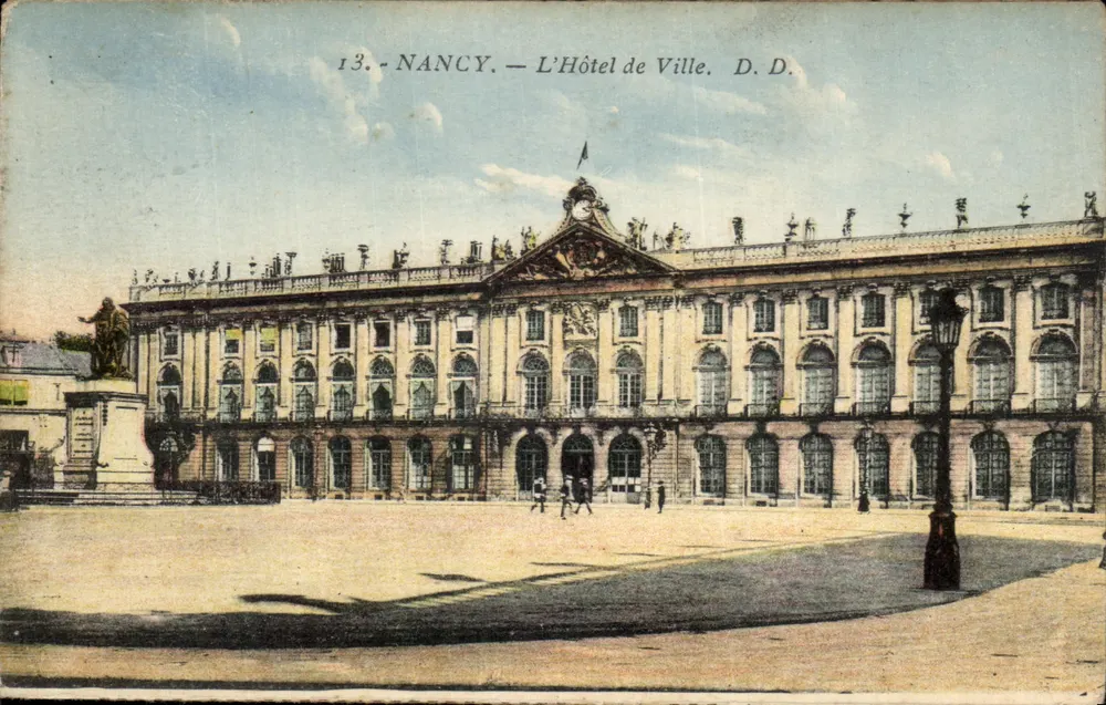 Nancy — O Hotel de Ville — D.D. n°13 - Frente