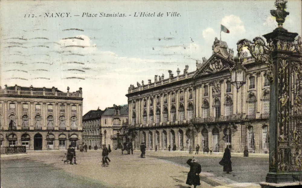 NANCY — Place Stanislas — L'Hôtel de Ville - Anverso