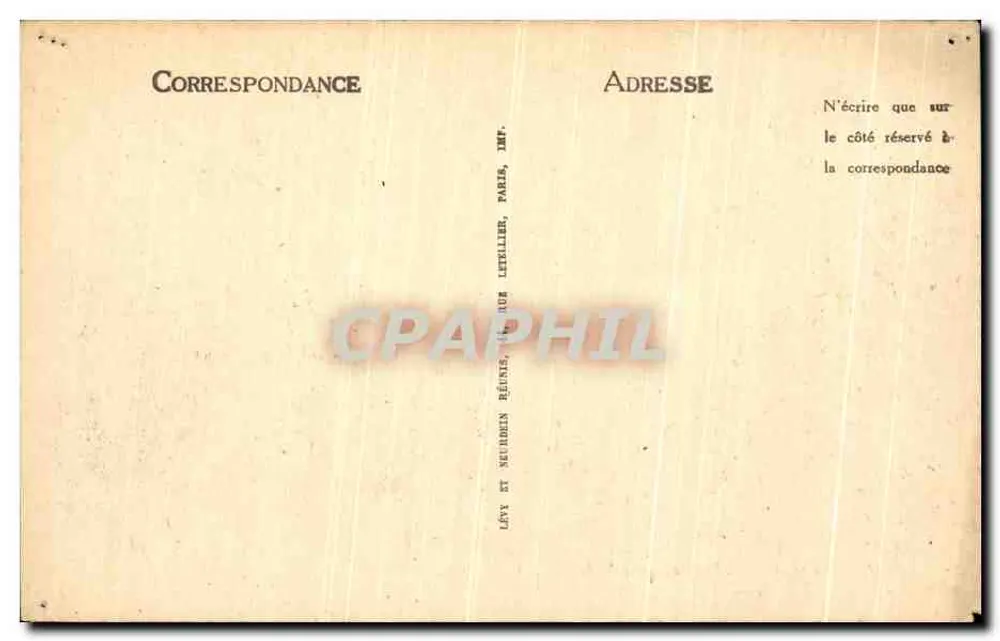 NANCY — O Arco do Triunfo — LL - Verso