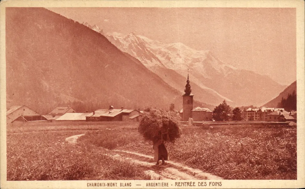 Argentière — Heuernte — Chamonix-Mont Blanc - Vorderseite