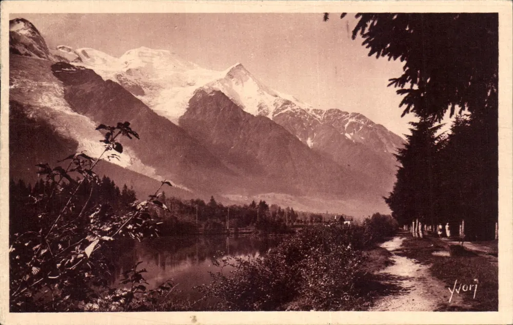 Chamonix-Mont Blanc — Der Spiegel des Mont Blanc — Yvon, n°2 - Vorderseite