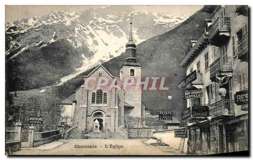 Chamonix — A Igreja — Editora não visível - Frente