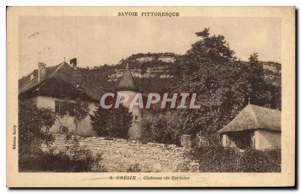 Grésin — Castelo do Cerisier — Edição Bolly - Frente