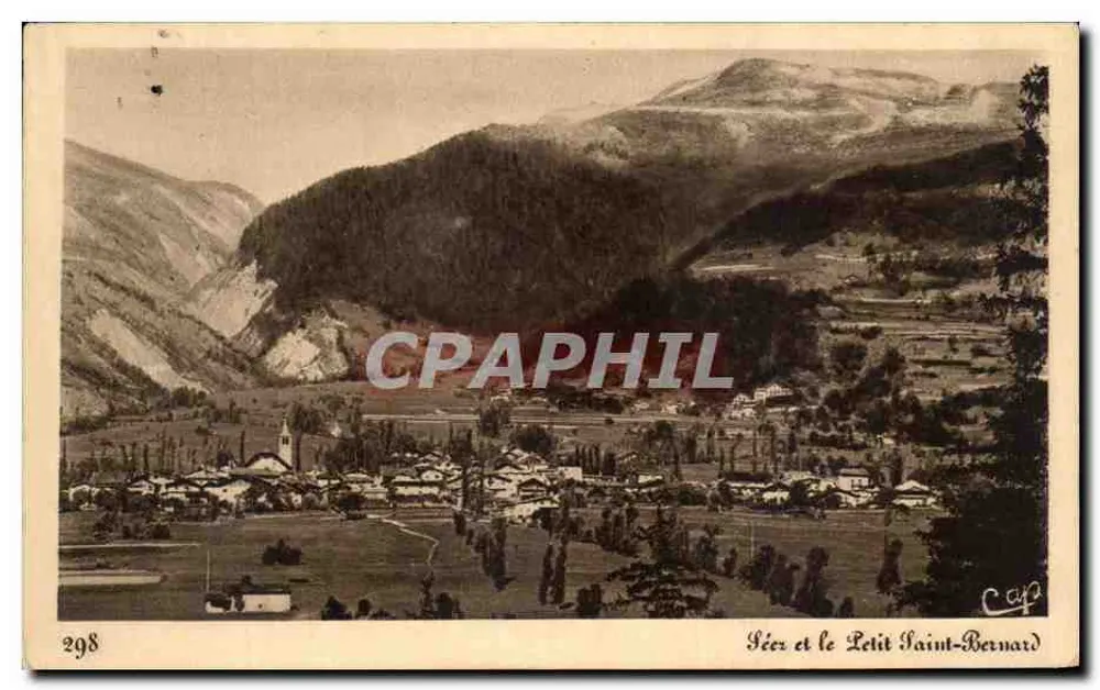 Féer e o Pequeno Saint-Bernard — vista panorâmica — editor Cap, n° 298 - Frente