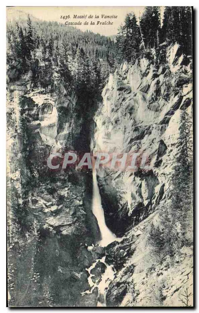 Massiv der Vanoise — Wasserfall der Fraîche — Sammlung 'LA PLUS BELLE' n°1436 - Vorderseite
