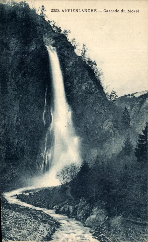 Aigueblanche — Cachoeira do Morel — Coleção «La Plus Belle», J. de Mignien, editor, Chambéry - Frente