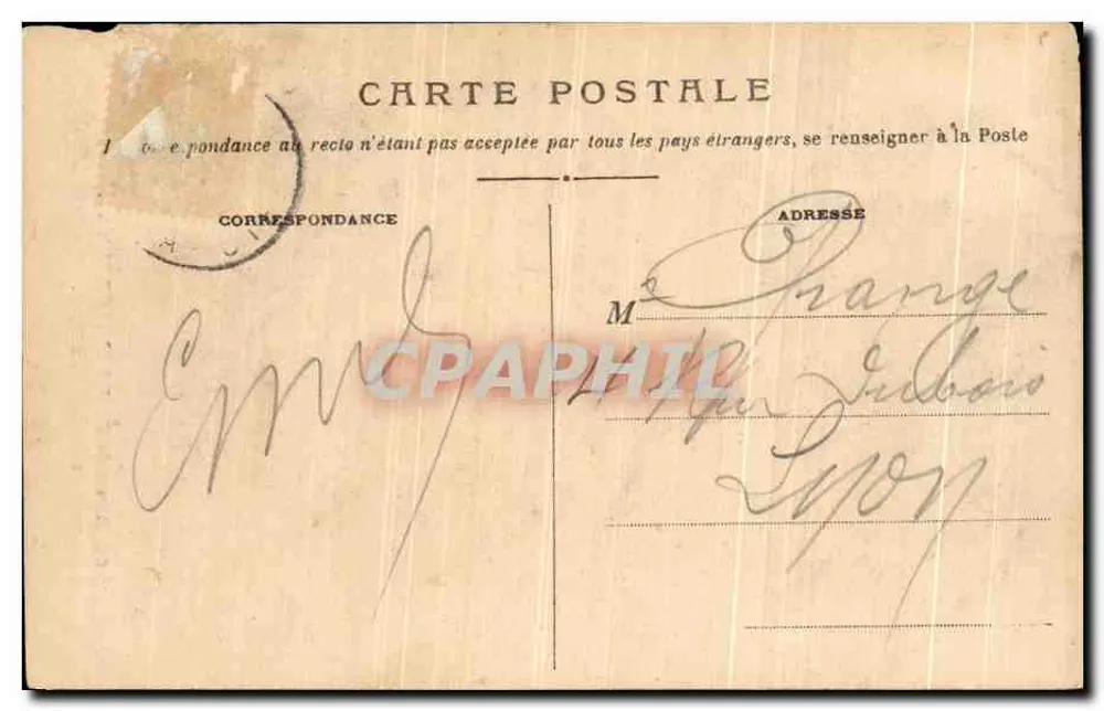 Cascade du Stapet — vue de la route de Flumet à la Giéttaz — éditeur non identifié, n° 68 - Rückseite