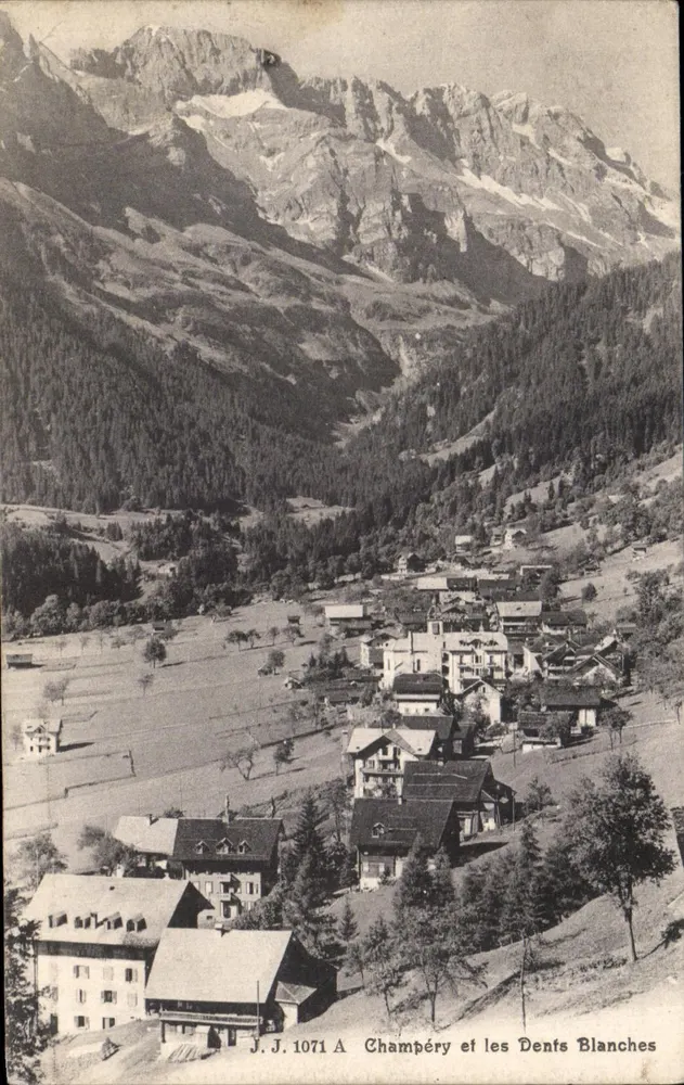 चम्पेरी और ब्लैंच टीथ — एक पैनोरमा — J.J. 1071 A - आगे