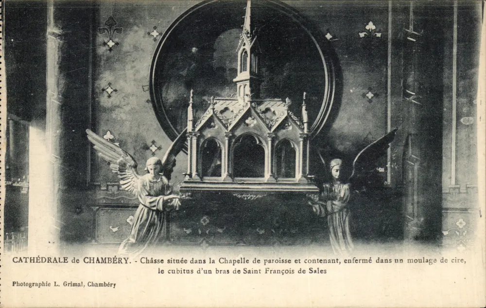 Kathedrale von Chambéry — Reliquiar des Heiligen François de Sales — Photographie von L. Grimal - Vorderseite
