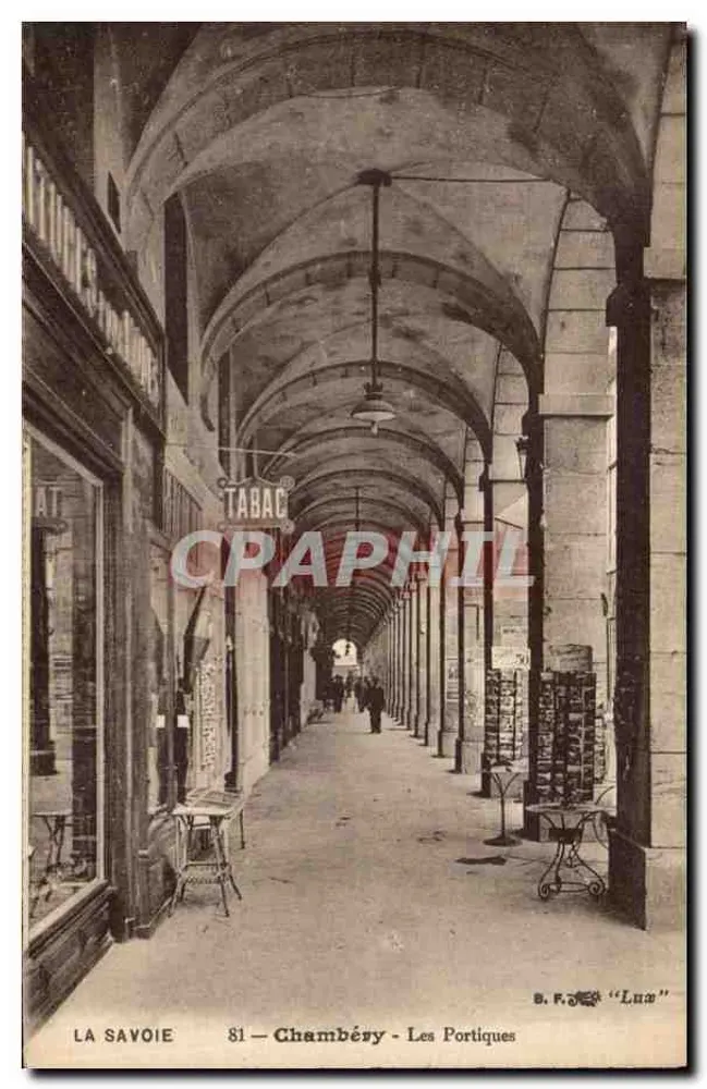 Chambéry — Os Porticulados — S.F. « Luv » - Frente