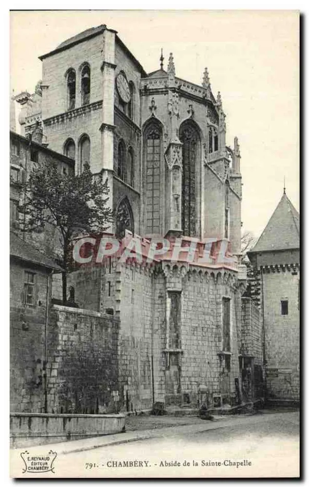 Chambéry - Abside da Santa Capela — E. Reynaud Editor Chambéry, n° 791 - Frente