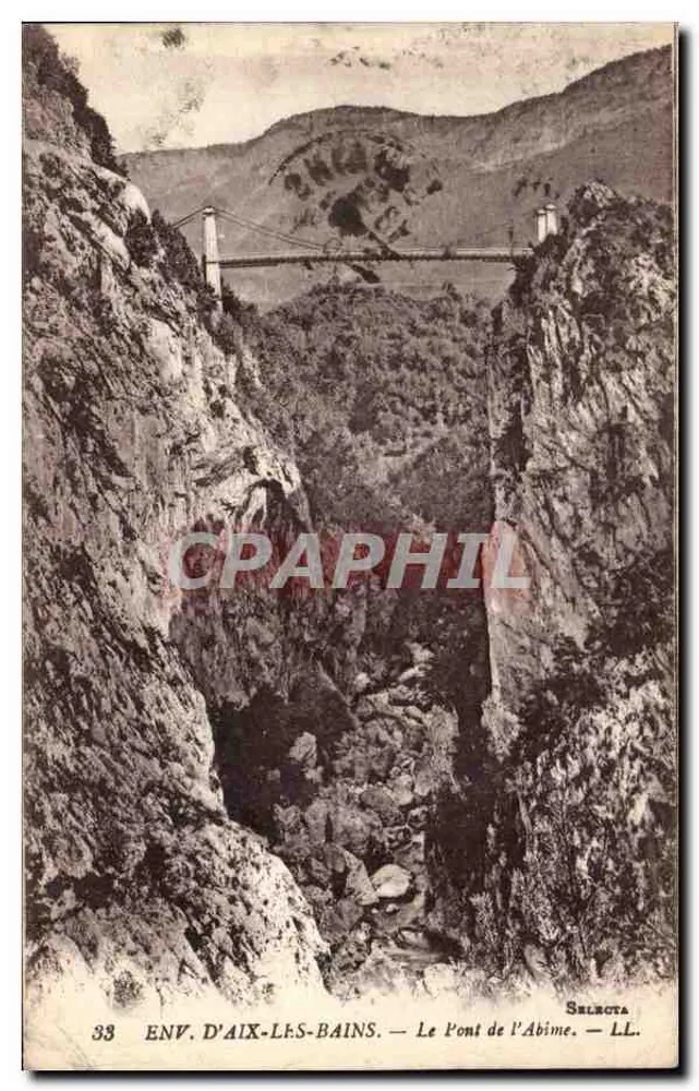 Ambiente de Aix-les-Bains — O Ponte do Abismo — Selcota - Frente