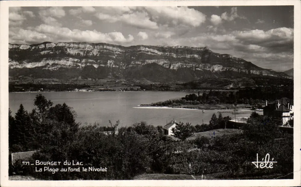 Bourget du Lac — Strand am Nivolet — Ausgabe TÉLÉ - Vorderseite