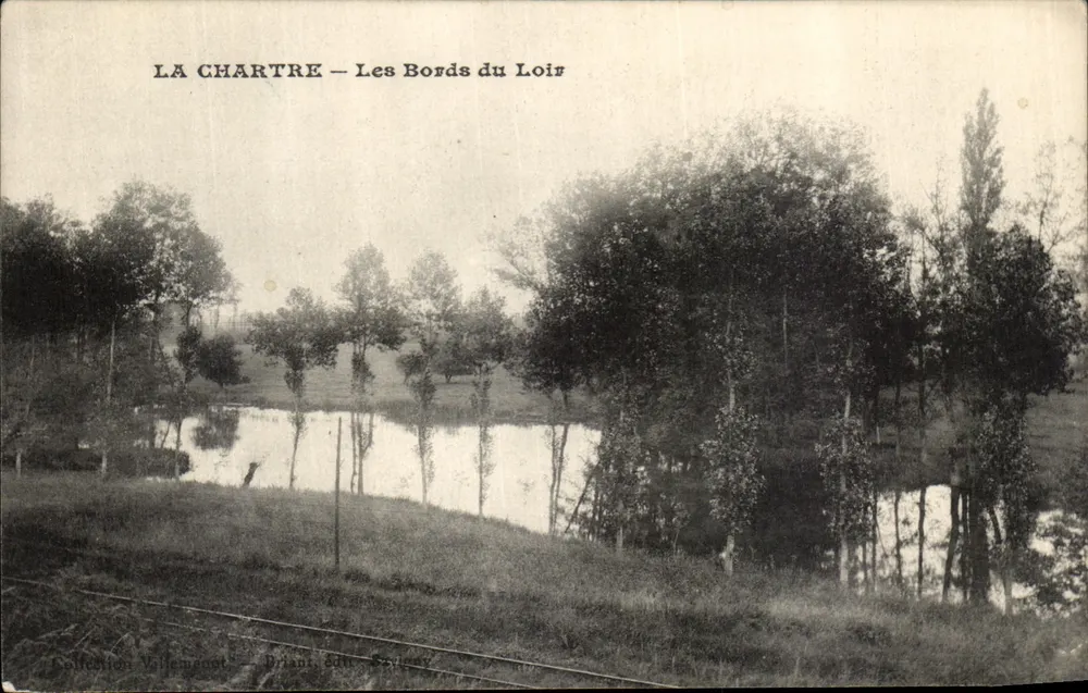 La Chartre — As margens do Loir — editor Briant, edição Sydney - Frente