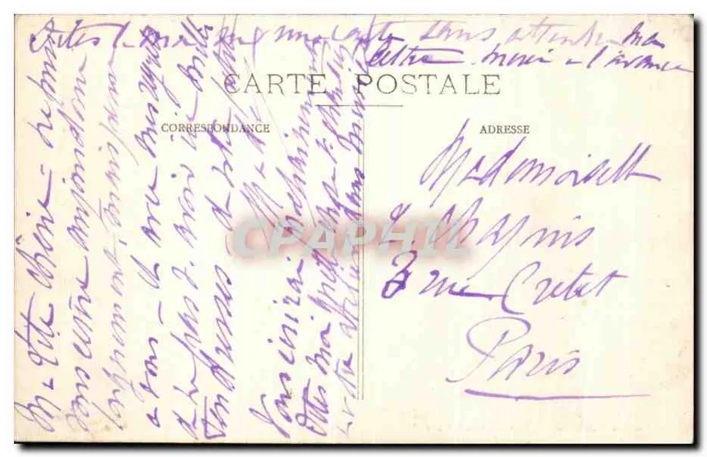 La Chartre — As margens do Loir — editor Briant, edição Sydney - Verso
