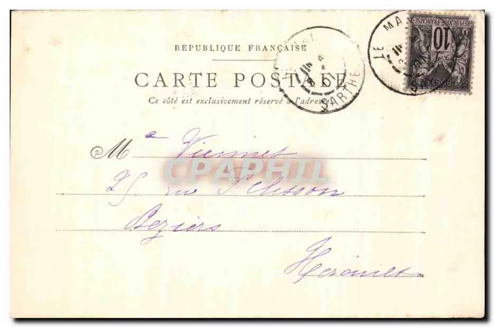 Le Mans — Maison dite de la Reine Bérengère — J.B. éditeur - Rückseite