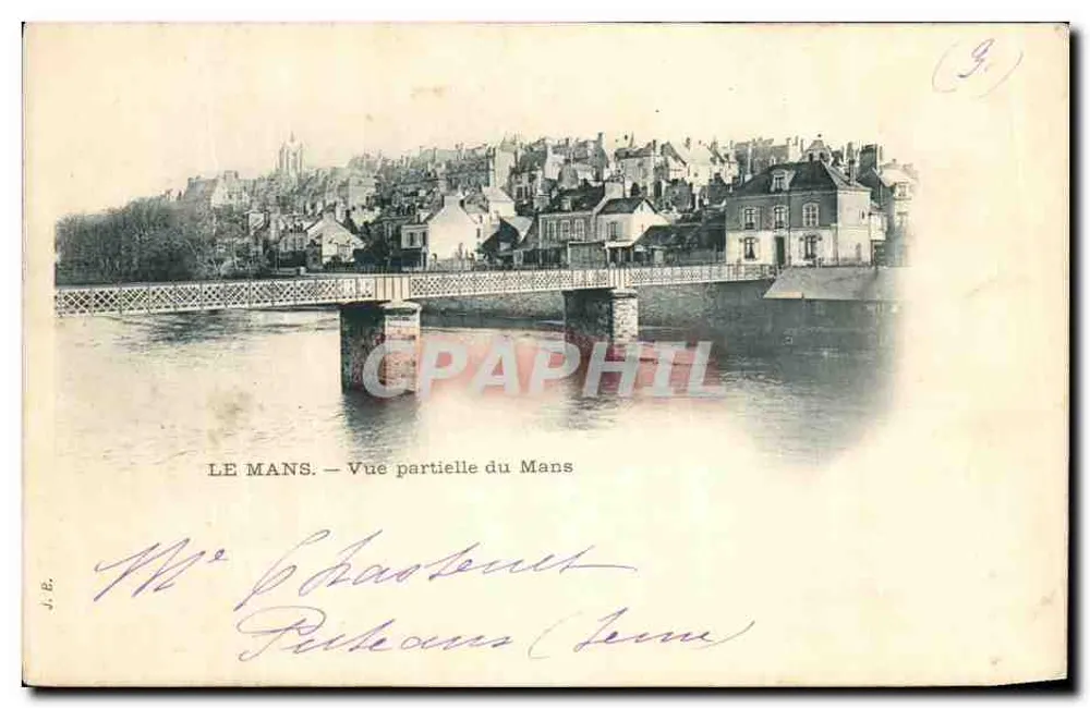 Le Mans — Vista parcial do Mans — J.E. editor - Frente