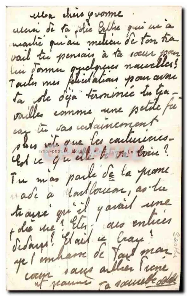 Le Mans — A Túnel, parte central — Construído em 1878 — Altura da abóbada: 28 metros - Verso