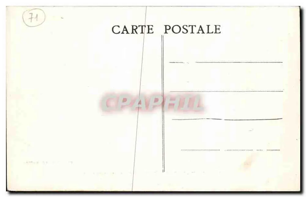 Hôtel des Balances und seine Villen — mit Park und Garten — Fot. Combier - Macon - Rückseite