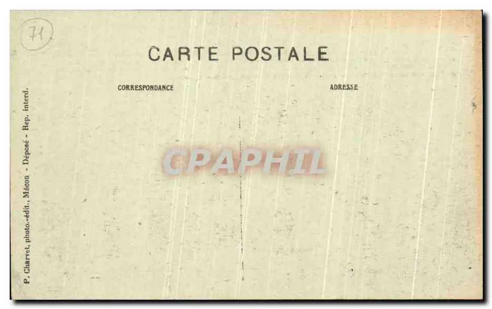 Mâcon — O Ponte — P. Charvet, editor de fotografia, Mâcon - Verso