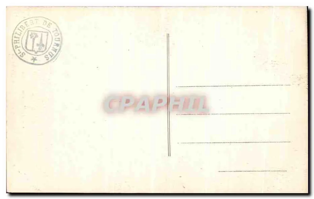Tournus — Linker Kapitell des Triumphbogens — Sammlung der Abtei Saint-Philibert Nr. 136 - Rückseite