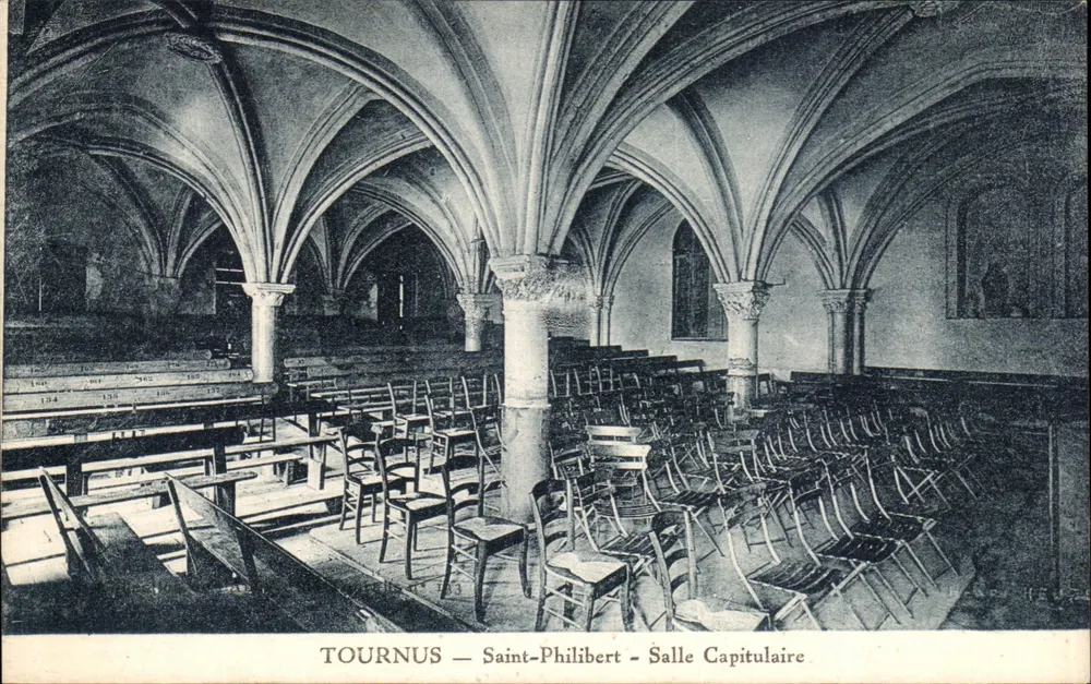 Tournus — Santa Filiberta — Sala Capitular - Frente
