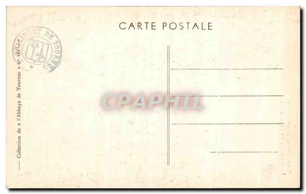 Saint-Philibert de Tournus — Der Campanile aus der Nordostrichtung gesehen — Sammlung der Abtei Tournus, n° 149 - Rückseite