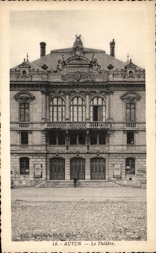 Autun — O Teatro — Ed. Tabac de la Gare - Frente