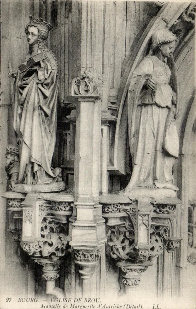 Mausoleum von Margarete von Österreich — Detail — LL. - Vorderseite