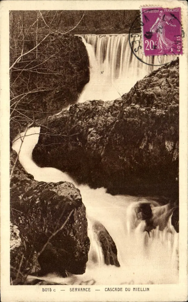 Servance — Cachoeira do Miellin — Carta postal n°5015c - Frente