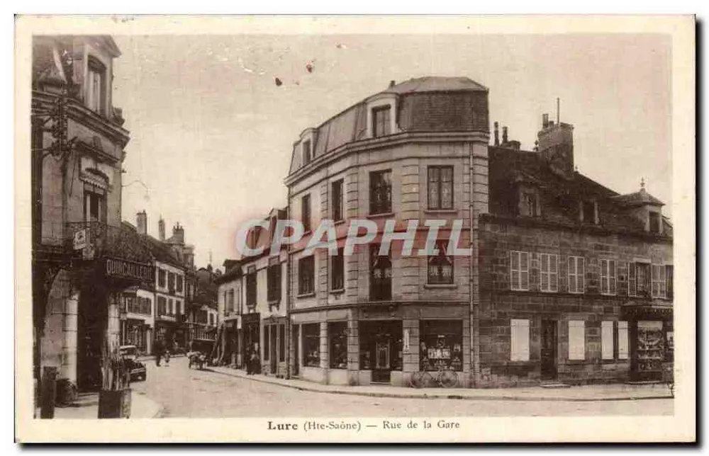 Lure (Haute-Saône) — Rue de la Gare — éditeur Guincallebor - Awers