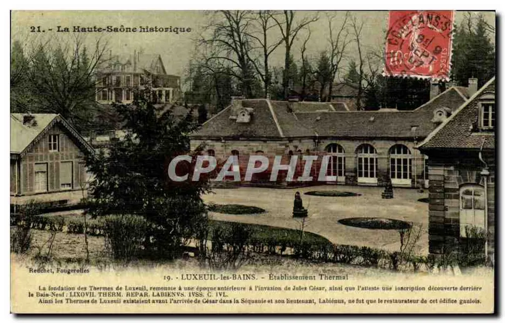 LUXEUIL-LES-BAINS — Thermalbad — Reuchet, Fougerolles - Vorderseite