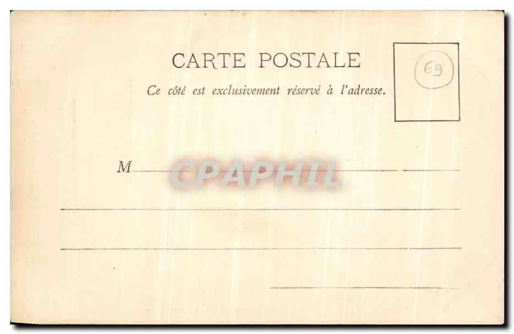 Villefranche-sur-Saône — Kirche Notre-Dame-des-Marais — Lib. du Centre, Chambion, Nationale Straße, 1899 - Rückseite