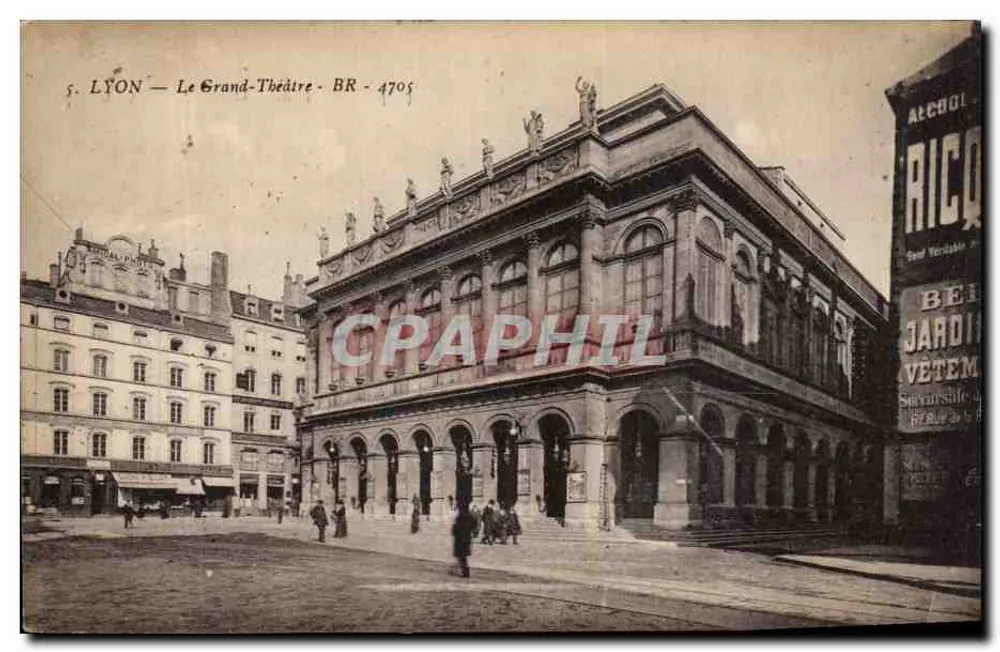 Lyon — O Grande Teatro — BR - 4705 - Frente