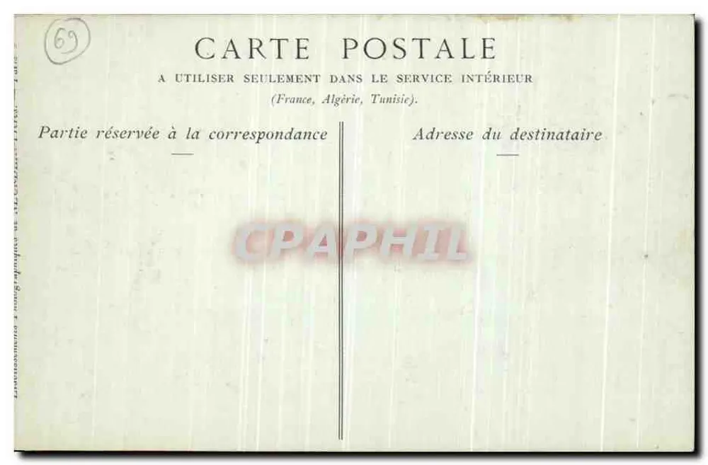 LYON — Fontäne Bartoldi, Place des Terreaux — Collections ND Phot - Rückseite