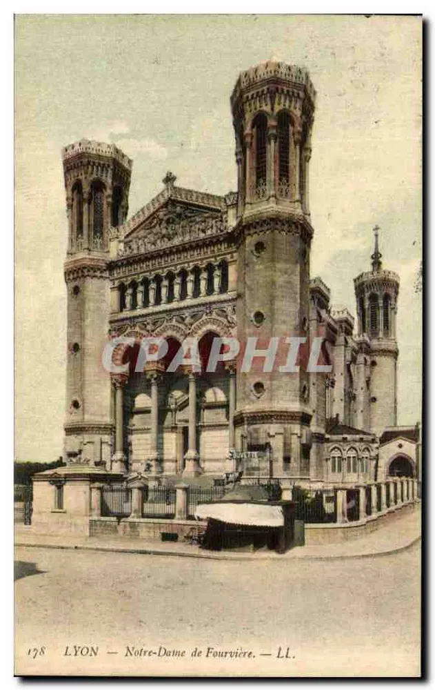 LYON — Nossa Senhora de Fourvière — L.L. - Frente