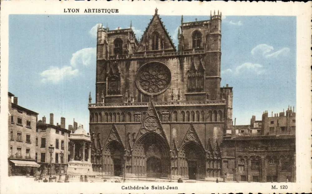 Catedral de São João — Lyon — Lyon Artistique M. 120 - Frente