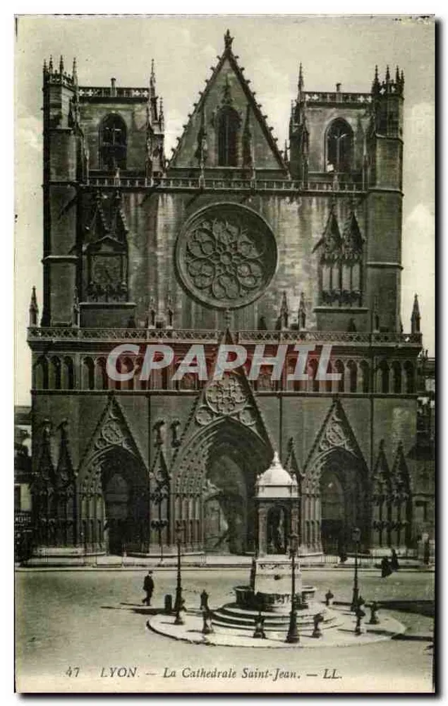 LYON — A Catedral de São João — LL. — N° 47 - Frente