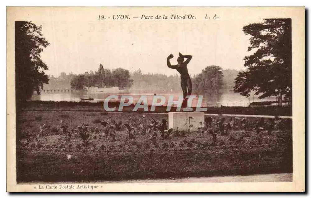 LYON — Parque da Tête-d'Or — L. A. - Frente