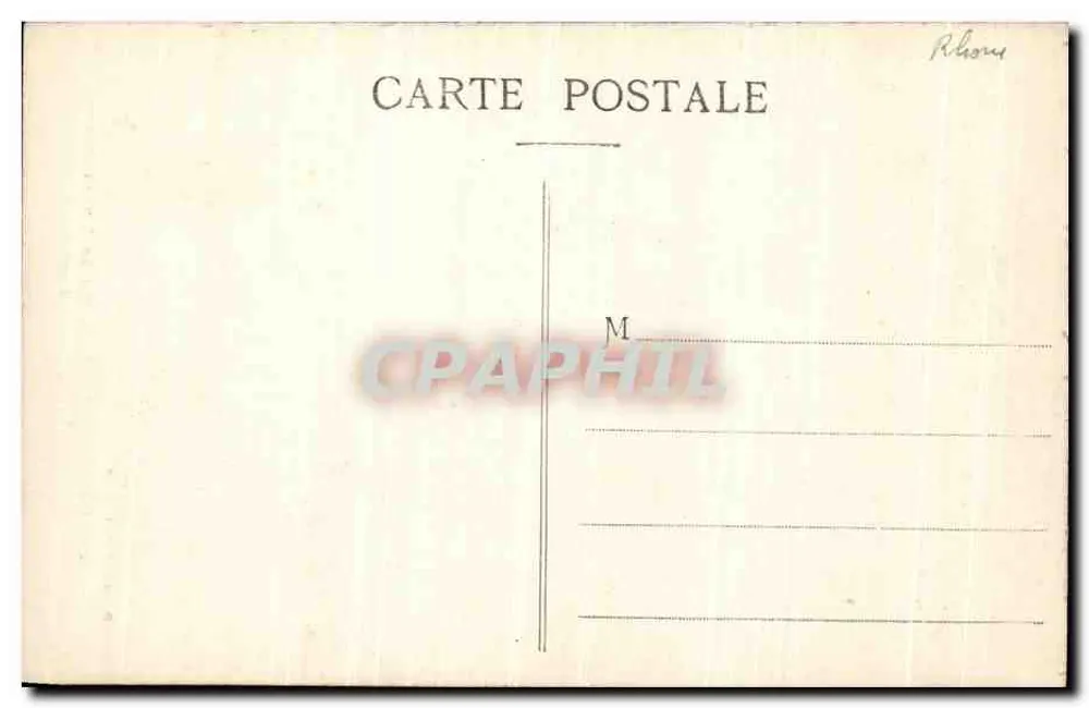 Notre-Dame de Fourvière — Patronin von Lyon — D. Paillet, Verlag Lyon, n°23 - Rückseite