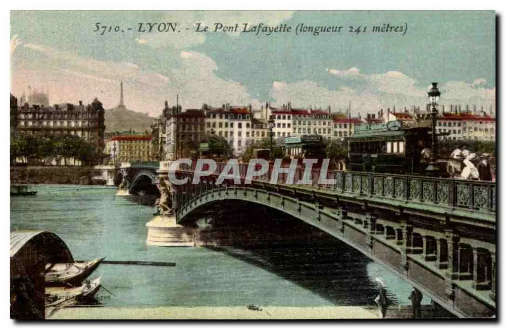 LYON - O Ponte Lafayette (comprimento 241 metros) — editor anônimo, n° de série 5710 - Frente