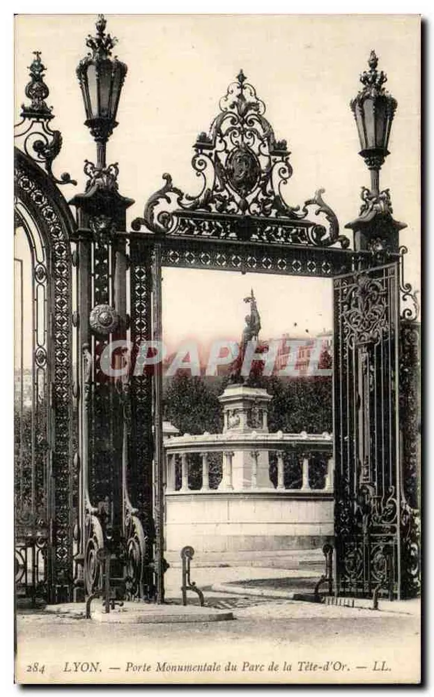 LYON — Monumentaltor des Parc de la Tête-d'Or — LL. — n° 284 - Vorderseite