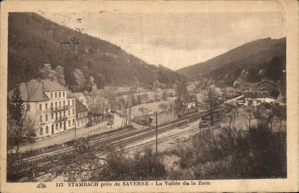 Stambach bei Saverne — Die Schlucht der Zorn — Verlag Ch. Alacienne des Arts Photographiques - Vorderseite