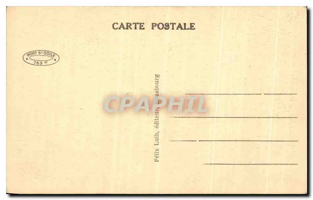 Convento SAINTE-OCILE — A Cour - Verso