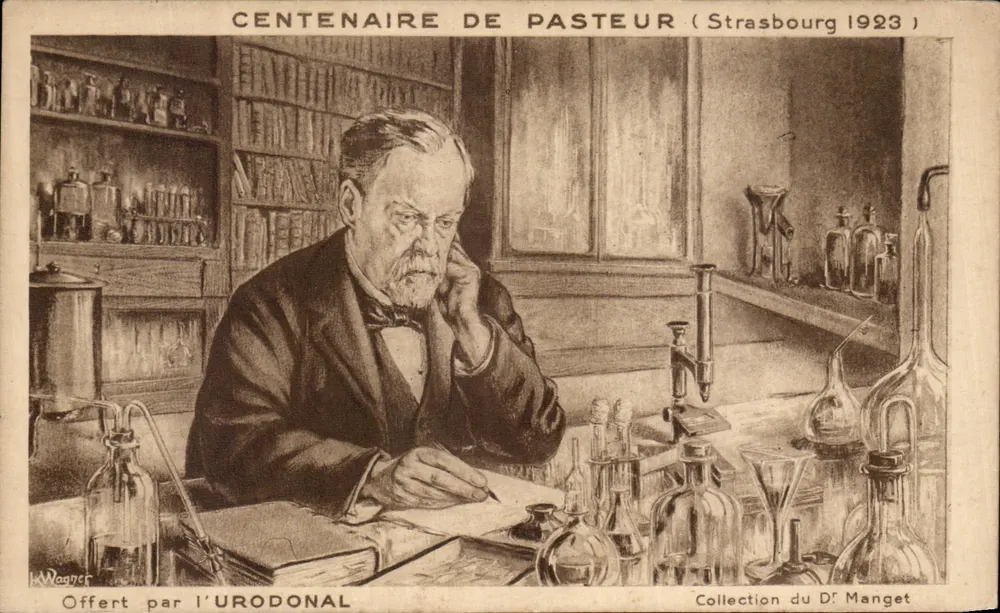Pasteur — Centenaire van Pasteur (Straatsburg 1923) — Geschonken door Urodonal - Voorkant