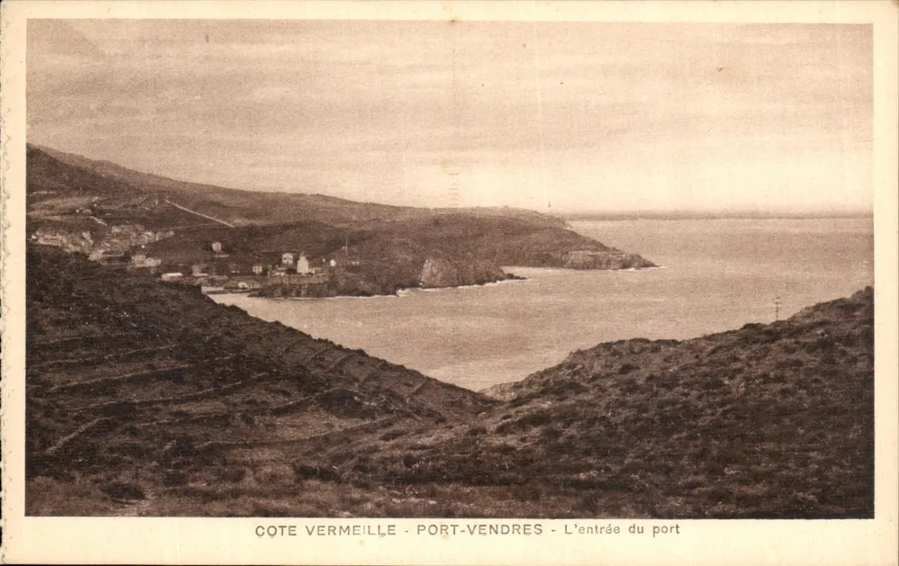 Côte Vermeille - Port-Vendres - Der Hafen-Eingang - Vorderseite