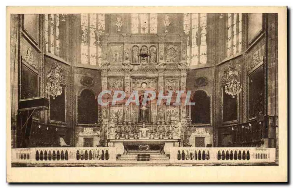 A Catedral - Púlpito Principal — Perpignan (P.-O.) — Edição Conderc - Frente