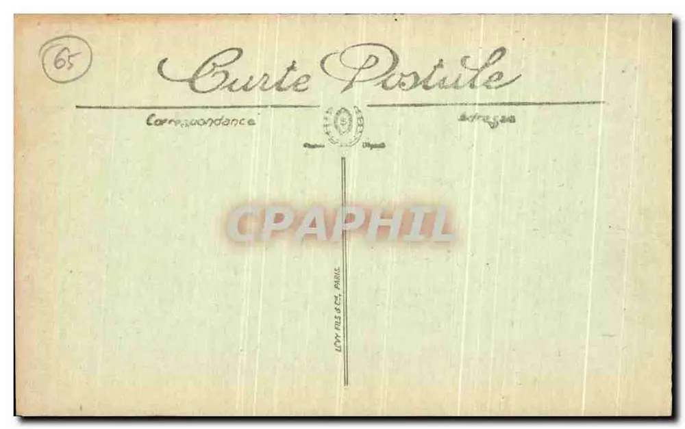 Env. de Cauterets — Cachoeira de Mauhoular — LL. - Verso