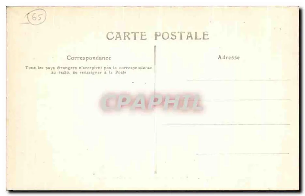 Luz-Saint-Sauveur — Ansicht der Templerkirche — Verlag Les Pyrénées, Nr. 679 - Rückseite