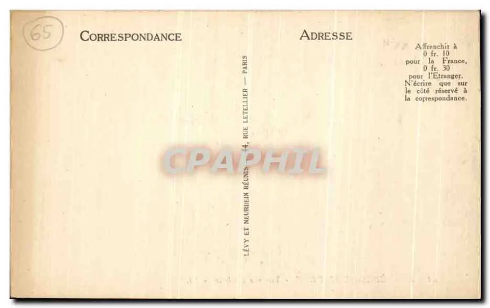Bagnères-de-Bigorre — Ansicht des Adour — LL - Rückseite